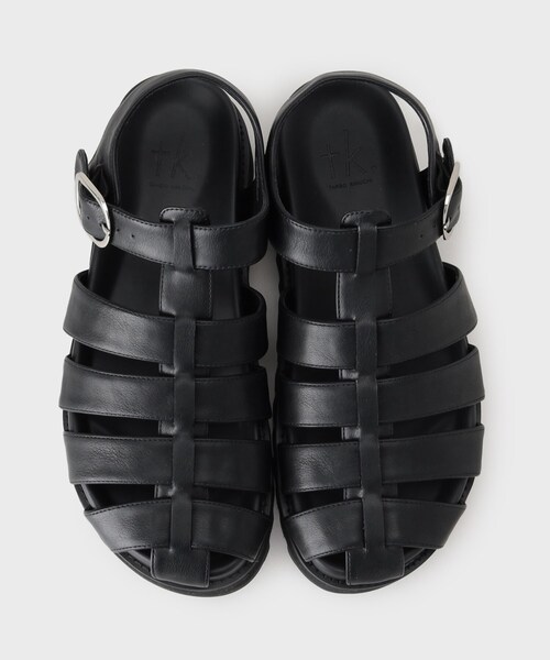 tk.TAKEO KIKUCHI（ティーケータケオキクチ）の「身長＋4.2cmアソートシャークソールボリュームサンダル（サンダル・メンズ・ブラック系1/ブラック系/ブラック/グレー・65/75/55）」の11枚目の写真