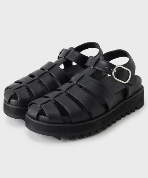 tk.TAKEO KIKUCHI（ティーケータケオキクチ）の「身長＋4.2cmアソートシャークソールボリュームサンダル（サンダル・メンズ・ブラック系1/ブラック系/ブラック/グレー・65/75/55）」の21枚目の写真