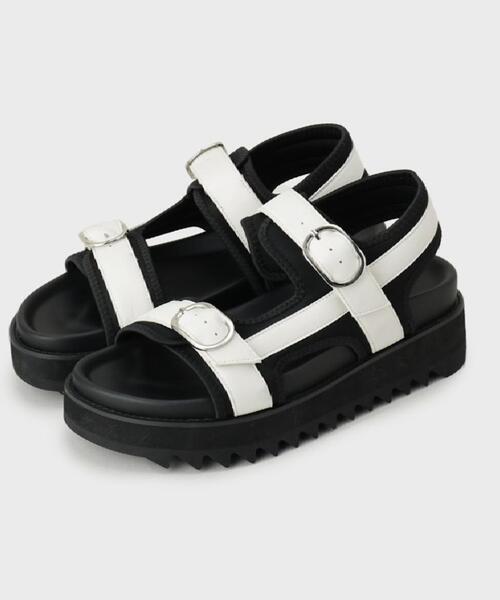 tk.TAKEO KIKUCHI（ティーケータケオキクチ）の「身長＋4.2cmアソートシャークソールボリュームサンダル（サンダル・メンズ・ブラック系1/ブラック系/ブラック/グレー・65/75/55）」の22枚目の写真