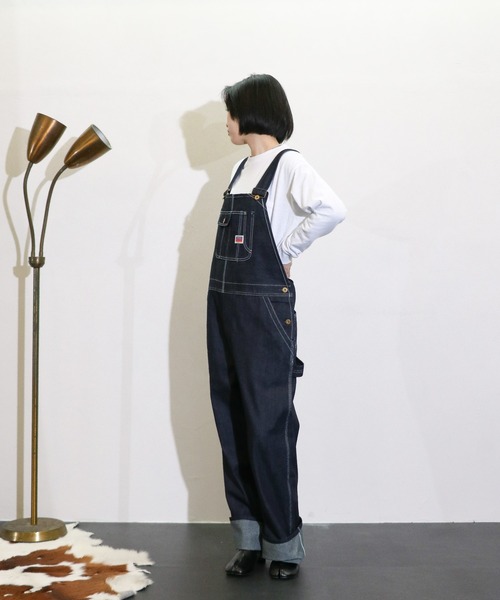 PENNEYS(ぺニーズ)の「PENNEY'S / ペニーズ 10oz DENIM 50S OVERALL RIGID 10オンス デニム オーバーオール(サロペット/オーバーオール・メンズ・ブルー・MEDIUM/LARGE)」の4枚目の写真