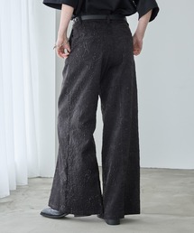 Spielio（シュピーリオ）の「【Spielio】Foil printed embossed slacks/ 箔プリントシボ加工スラックス（スラックス）」