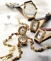 agete 時計 スクエアフェイスウォッチ｜時計｜アガット 公式オンラインストア