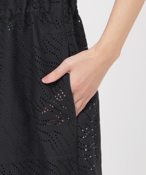 【ウォッシャブル】パンチングゼブラロングジレ