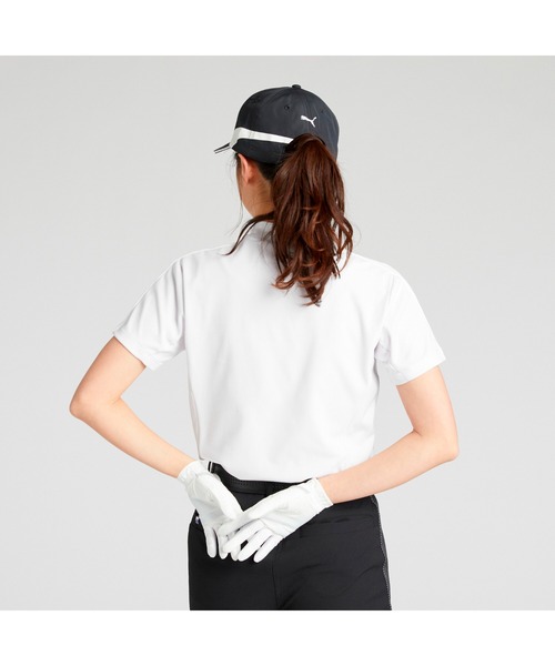 tシャツ PUMA プーマ ウィメンズ ゴルフ PF テック ライン 3D モックネック 半袖 シャツ レディース PUMA公式】メンズ ゴルフ PF テック ライン クォータージップ 3D