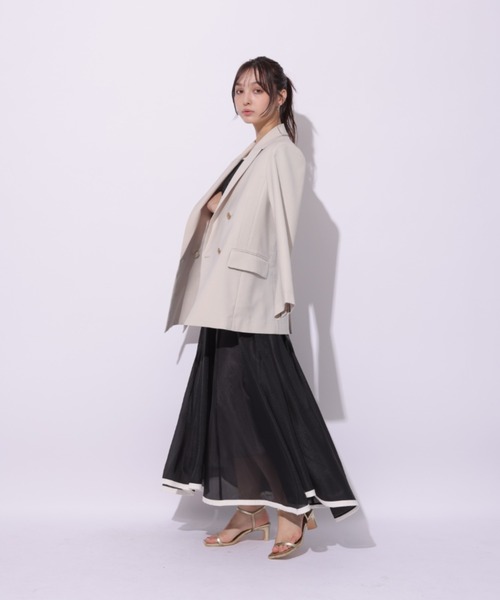 Rirandture（リランドチュール）の「５分袖エアリードッキングワンピース（ワンピース・レディース・オフホワイト/ブルー系その他3/ピンク系その他/ブラック・2/1）」の22枚目の写真