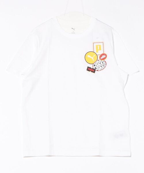 PUMA(プーマ)の「《PUMA》GRAPHICS アイコン Tシャツ(Tシャツ/カットソー・メンズ・ブルー系その他/ホワイト/ブラック・XL/S/M/L/XXL)」の1枚目の写真