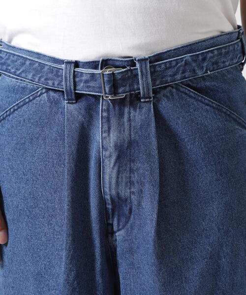 BEAVER（ビーバー）の「B omnivore/ビーオムニボー　DENIM BELT SHORTS デニムベルトショーツ（その他パンツ・メンズ・ブラック/ブルー・L/M）」の21枚目の写真