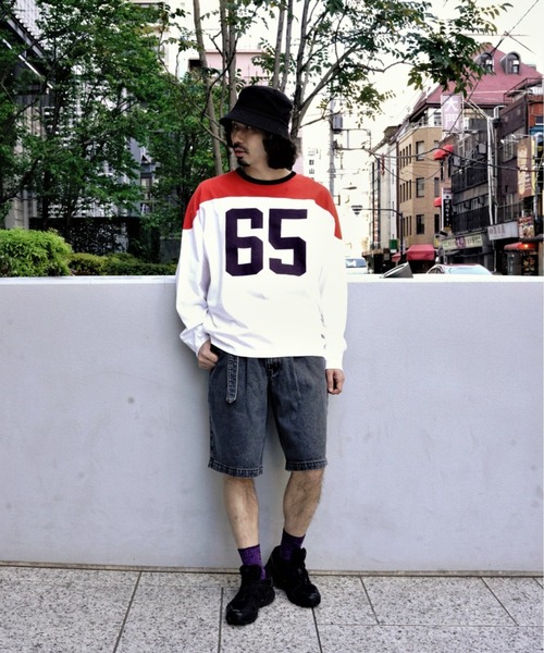 BEAVER（ビーバー）の「B omnivore/ビーオムニボー　DENIM BELT SHORTS デニムベルトショーツ（その他パンツ・メンズ・ブラック/ブルー・L/M）」の8枚目の写真