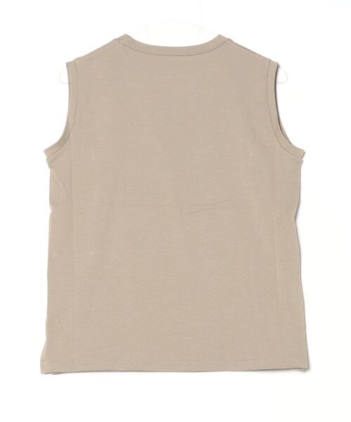 A.N.L（エーエヌエル　レーベル）の「A.N.L 箔プリントタンクトップ ノースリーブトップス（Tシャツ/カットソー・レディース・オフホワイト/モカ/ブラック・38）」の22枚目の写真