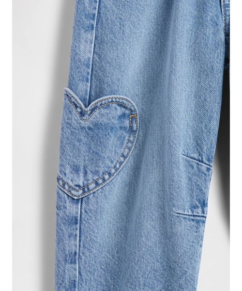 GAP（ギャップ）の「babyGap ペーパーバッグ ホースシューデニム（デニムパンツ・キッズ・インディゴブルー・80ｃｍ/90cm/100cm/70cm/110cm/105cm/95cm）」の3枚目の写真