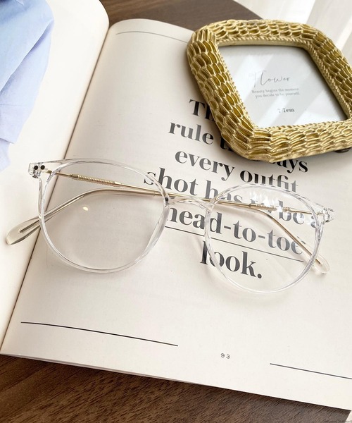 VIBGYOR（ヴィブジョー）の「pur chouchou/クリアレンズ ラウンドフレーム 伊達メガネ  P4454（メガネ・レディース・その他4/その他2/その他3/その他1・FREE）」の3枚目の写真