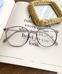 VIBGYOR | pur chouchou/クリアレンズ ラウンドフレーム 伊達メガネ  P4454(メガネ)