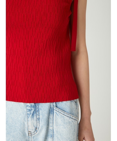 FRAY I.D（フレイアイディー）の「ショルダーリボンニットプルオーバー