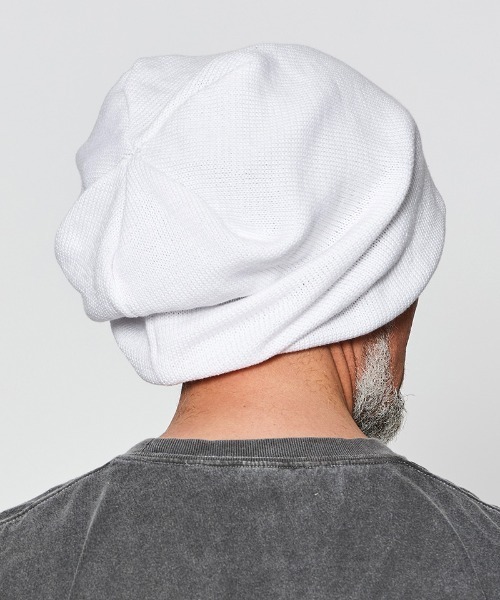 ACANTHUS（アカンサス）の「mko12817-Balloon Knit Cap ニットキャップ（ニットキャップ/ビーニー・メンズ・ホワイト/ブラック・FREE）」の8枚目の写真