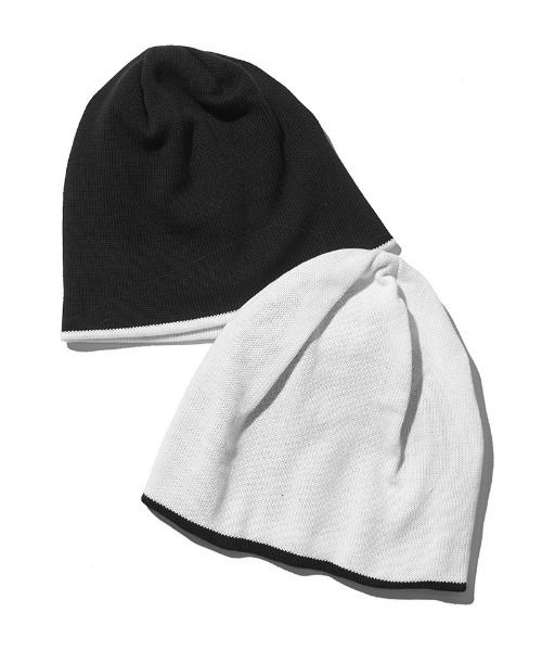 ACANTHUS（アカンサス）の「mko12817-Balloon Knit Cap ニットキャップ（ニットキャップ/ビーニー・メンズ・ホワイト/ブラック・FREE）」の9枚目の写真