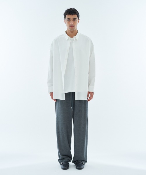 COLUMN（コラム）の「COLUMN / ウール ワイドトラウザーズ ＜THE COLUMN＞（その他パンツ・メンズ・ネイビー/チャコールグレー・MEDIUM/LARGE）」の10枚目の写真