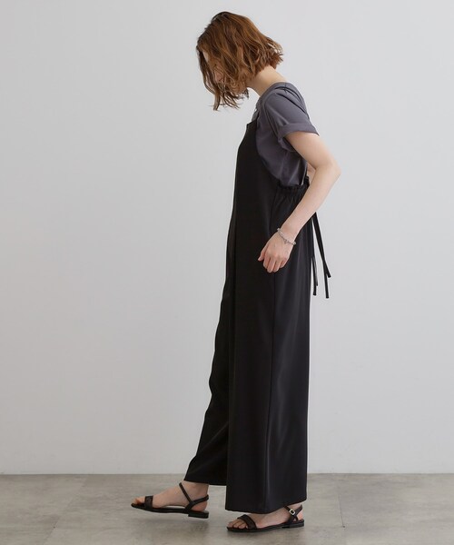 grove（グローブ）の「一枚でこなれる、大人のイージーサロペット（サロペット/オーバーオール・レディース・ブラック/ブラウン系/チャコールグレー・03/02/01/04/05）」の20枚目の写真