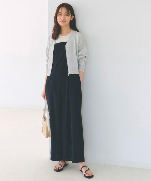 grove（グローブ）の「一枚でこなれる、大人のイージーサロペット（サロペット/オーバーオール・レディース・ブラック/ブラウン系/チャコールグレー・03/02/01/04/05）」の18枚目の写真
