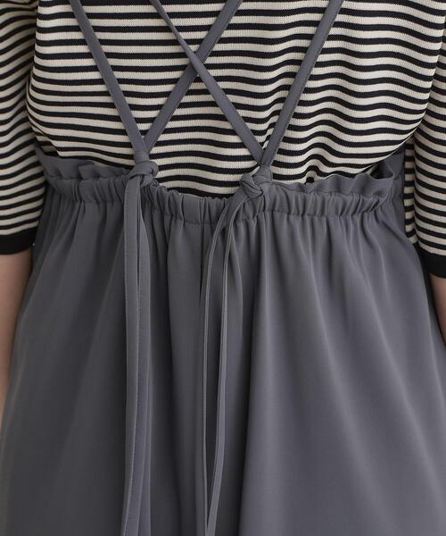 grove（グローブ）の「一枚でこなれる、大人のイージーサロペット（サロペット/オーバーオール・レディース・ブラック/ブラウン系/チャコールグレー・03/02/01/04/05）」の6枚目の写真