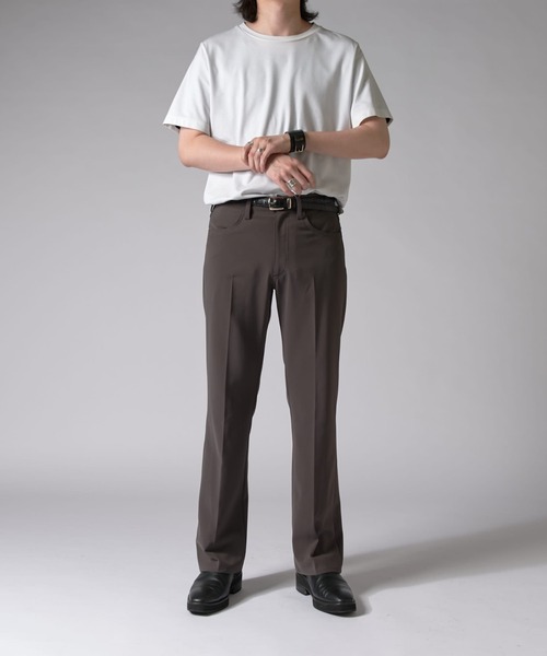 Lui's（ルイス）の「ドレスアップフレアパンツ（スラックス