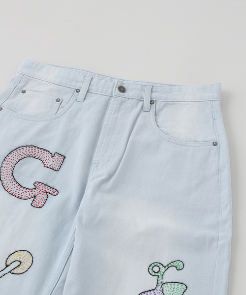 EDIFICE(エディフィス)の「Glass Cypress (グラス サイプレス) Light Blue Oversized Denim(デニムパンツ・メンズ・ブルー系その他・30/32)」の3枚目の写真