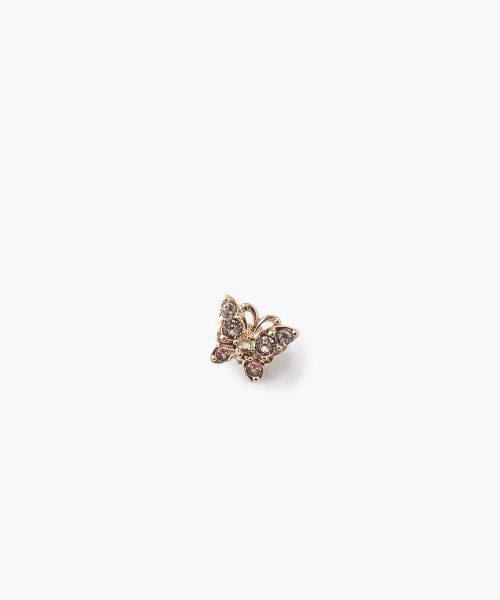 ANNA SUI(アナスイ)の「蝶モチーフピアス(ピアス(両耳用)・レディース・シルバー/ピンク・FREE)」の4枚目の写真