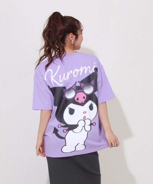sanrio(サンリオ)の「【綿100%】 親子お揃い サンリオ サングラス Tシャツ 0614A(Tシャツ/カットソー・レディース・その他24/パープル/ターコイズブルー/その他25・S/M/L)」の3枚目の写真
