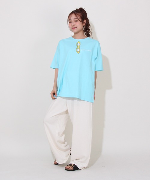 sanrio(サンリオ)の「【綿100%】 親子お揃い サンリオ サングラス Tシャツ 0614A(Tシャツ/カットソー・レディース・その他24/パープル/ターコイズブルー/その他25・S/M/L)」の9枚目の写真