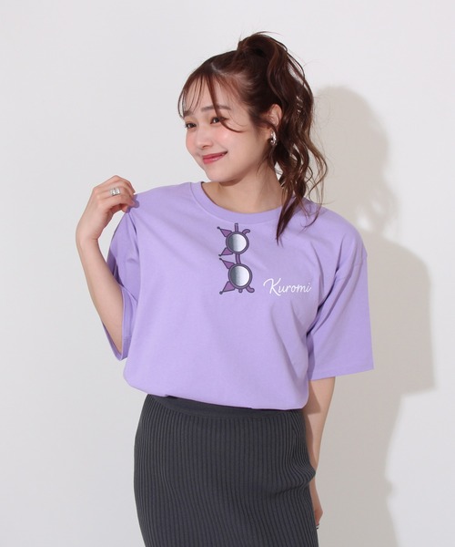sanrio(サンリオ)の「【綿100%】 親子お揃い サンリオ サングラス Tシャツ 0614A(Tシャツ/カットソー・レディース・その他24/パープル/ターコイズブルー/その他25・S/M/L)」の14枚目の写真