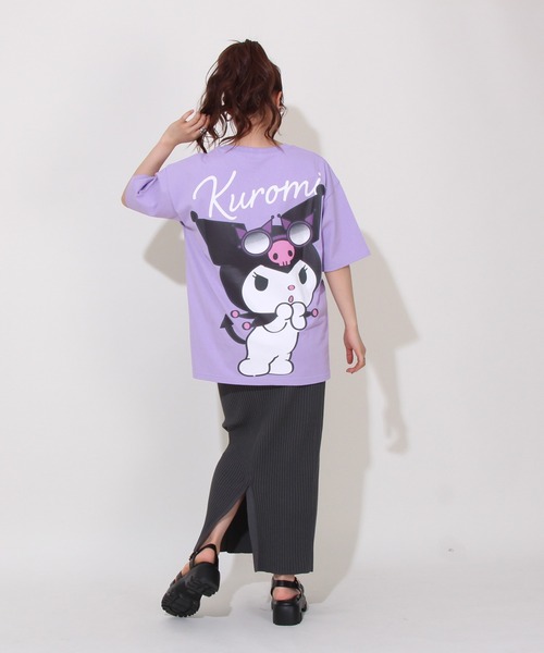 sanrio(サンリオ)の「【綿100%】 親子お揃い サンリオ サングラス Tシャツ 0614A(Tシャツ/カットソー・レディース・その他24/パープル/ターコイズブルー/その他25・S/M/L)」の18枚目の写真