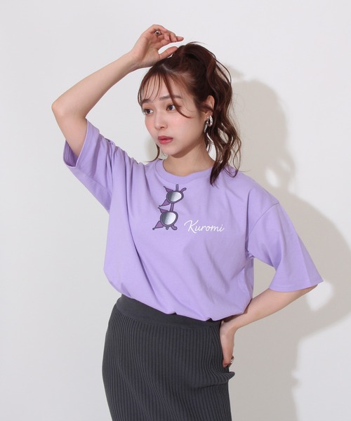 sanrio(サンリオ)の「【綿100%】 親子お揃い サンリオ サングラス Tシャツ 0614A(Tシャツ/カットソー・レディース・その他24/パープル/ターコイズブルー/その他25・S/M/L)」の16枚目の写真