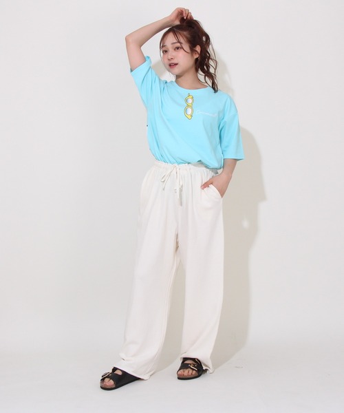 sanrio(サンリオ)の「【綿100%】 親子お揃い サンリオ サングラス Tシャツ 0614A(Tシャツ/カットソー・レディース・その他24/パープル/ターコイズブルー/その他25・S/M/L)」の8枚目の写真
