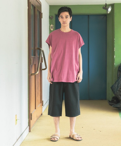 niko and...(ニコアンド)の「【NATOKii(ネイトゥーキー)】ハーフワイドパンツ(その他パンツ・メンズ・サックスブルー/チャコール・MEDIUM/LARGE)」の10枚目の写真