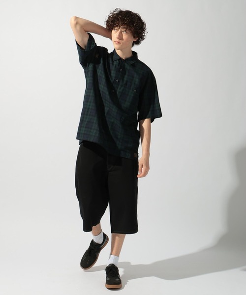 niko and...(ニコアンド)の「【NATOKii(ネイトゥーキー)】ハーフワイドパンツ(その他パンツ・メンズ・サックスブルー/チャコール・MEDIUM/LARGE)」の5枚目の写真