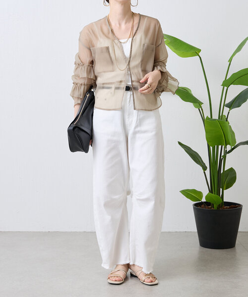 フリルシアージャケット（その他アウター）｜Jena espace