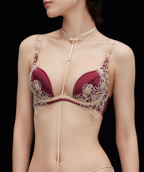 LINGERIEAM(ランジェリアム)の「ノーブルジュエルトリックリフト(D・Eカップ)(ブラジャー・レディース・パープル/ボルドー・D65/D70/D75/E65/E70/E75)」の2枚目の写真