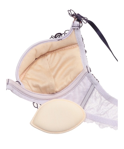 LINGERIEAM(ランジェリアム)の「ノーブルジュエルトリックリフト(D・Eカップ)(ブラジャー・レディース・パープル/ボルドー・D65/D70/D75/E65/E70/E75)」の3枚目の写真
