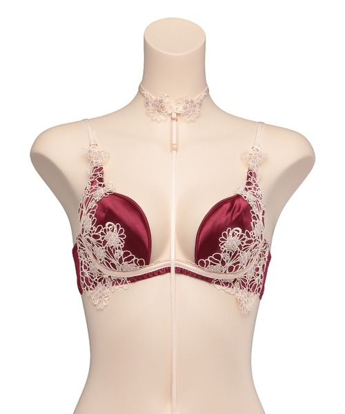 LINGERIEAM(ランジェリアム)の「ノーブルジュエルトリックリフト(D・Eカップ)(ブラジャー・レディース・パープル/ボルドー・D65/D70/D75/E65/E70/E75)」の14枚目の写真