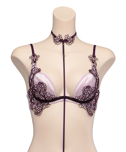 LINGERIEAM(ランジェリアム)の「ノーブルジュエルトリックリフト(D・Eカップ)(ブラジャー・レディース・パープル/ボルドー・D65/D70/D75/E65/E70/E75)」の15枚目の写真