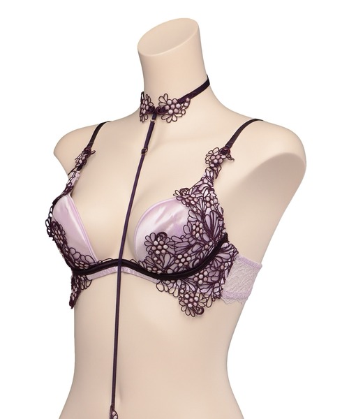 LINGERIEAM(ランジェリアム)の「ノーブルジュエルトリックリフト(D・Eカップ)(ブラジャー・レディース・パープル/ボルドー・D65/D70/D75/E65/E70/E75)」の10枚目の写真