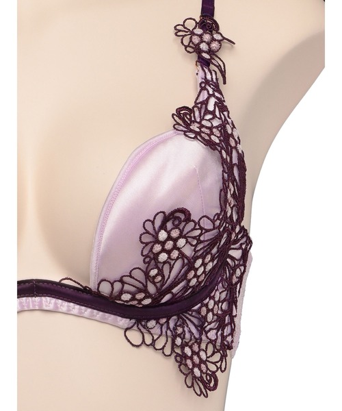 LINGERIEAM(ランジェリアム)の「ノーブルジュエルトリックリフト(D・Eカップ)(ブラジャー・レディース・パープル/ボルドー・D65/D70/D75/E65/E70/E75)」の13枚目の写真
