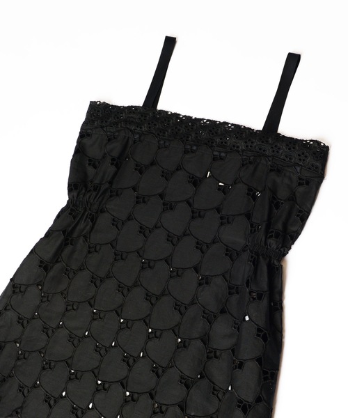 HEART LACE SLIP DRESS ハートレーススリップドレス（ワンピース