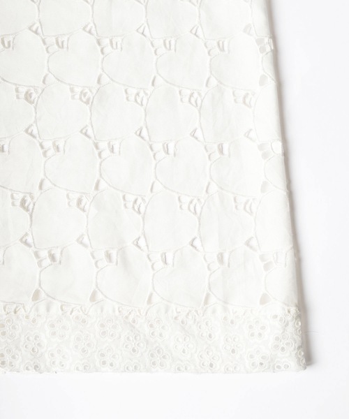 HOLIDAY（ホリデイ）の「HEART LACE SLIP DRESS ハートレーススリップドレス（ワンピース・レディース・ブラック/ホワイト・ONE SIZE）」の11枚目の写真