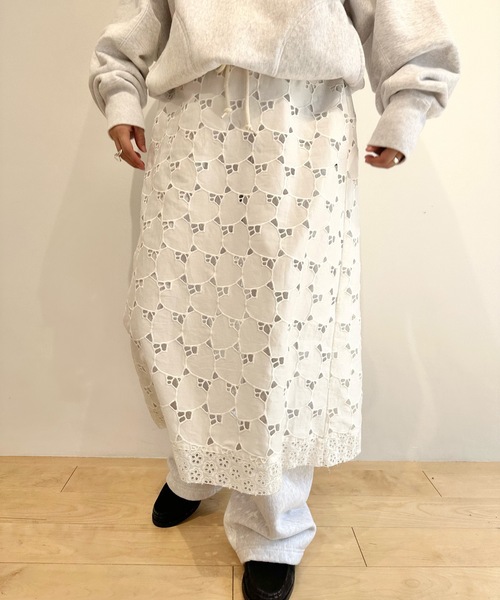 HOLIDAY（ホリデイ）の「HEART LACE SLIP DRESS ハートレーススリップドレス（ワンピース・レディース・ブラック/ホワイト・ONE SIZE）」の6枚目の写真