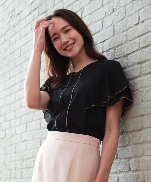 COUP DE CHANCE（クードシャンス）の「◆【洗える／日本製】ジャージプルオーバー（Tシャツ/カットソー・レディース・ブラック/ホワイト/ブルー系その他/ベージュ/オレンジ・36/38/40/34）」の10枚目の写真