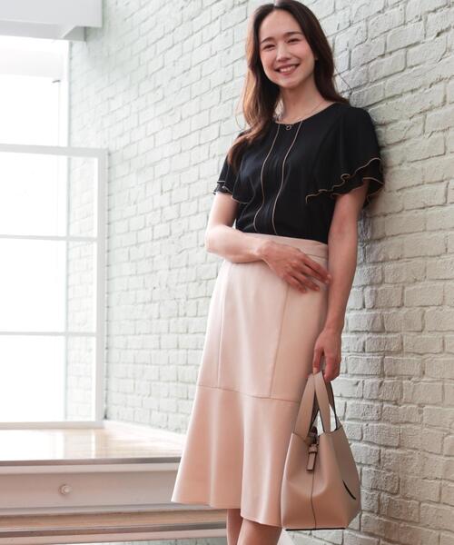 COUP DE CHANCE（クードシャンス）の「◆【洗える／日本製】ジャージプルオーバー（Tシャツ/カットソー・レディース・ブラック/ホワイト/ブルー系その他/ベージュ/オレンジ・36/38/40/34）」の15枚目の写真