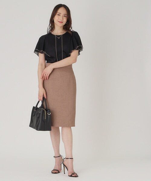 COUP DE CHANCE（クードシャンス）の「◆【洗える／日本製】ジャージプルオーバー（Tシャツ/カットソー・レディース・ブラック/ホワイト/ブルー系その他/ベージュ/オレンジ・36/38/40/34）」の18枚目の写真