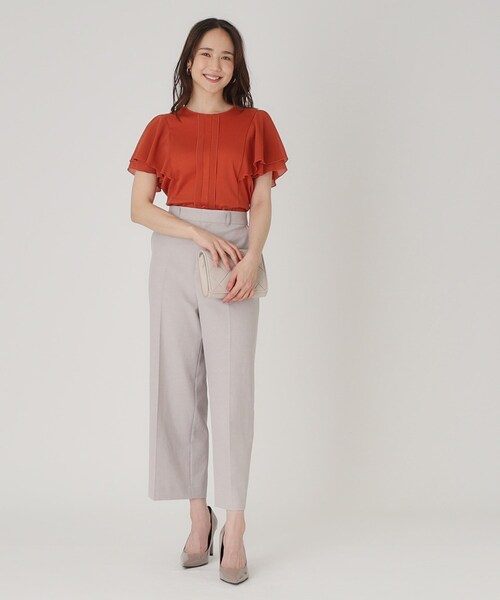 COUP DE CHANCE（クードシャンス）の「【洗える／日本製】ジャージプルオーバー（Tシャツ/カットソー・レディース・ブラック/ホワイト/ブルー系その他/ベージュ/オレンジ・36/38/40/34）」の10枚目の写真