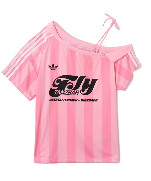 【adidas】Off Shouder ★肌見せ可愛いオフショルジャージ★ adidas OFF SHOULDER JERSEY / アディダス オフショルダー
