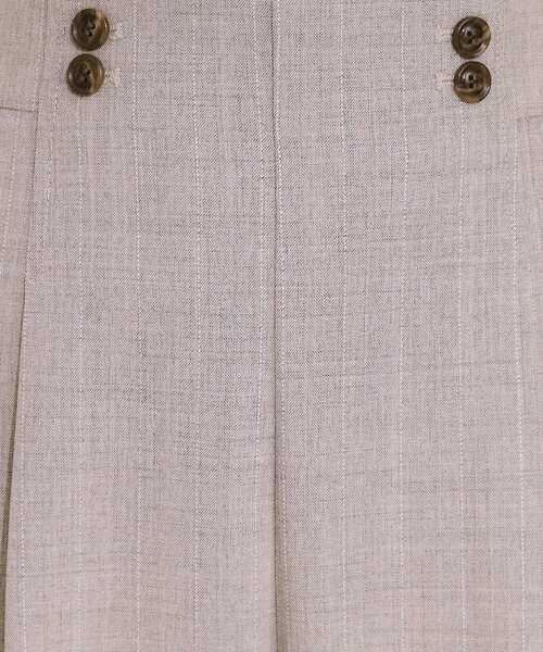 DRESKIP（ドレスキップ）の「【セットアップ可】麻調ストライプワイドパンツ（その他パンツ・レディース・ブラック/グレー/ブラウン系・01/02/03/04）」の15枚目の写真